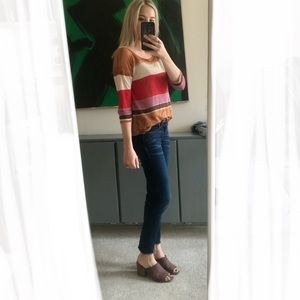 Loft Thin Striped Sweater